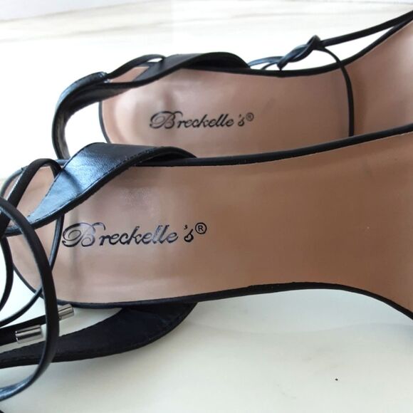 BRECKELLE'S ANKLE WRAP STILETTO SZ 9 - Picture 8 of 8